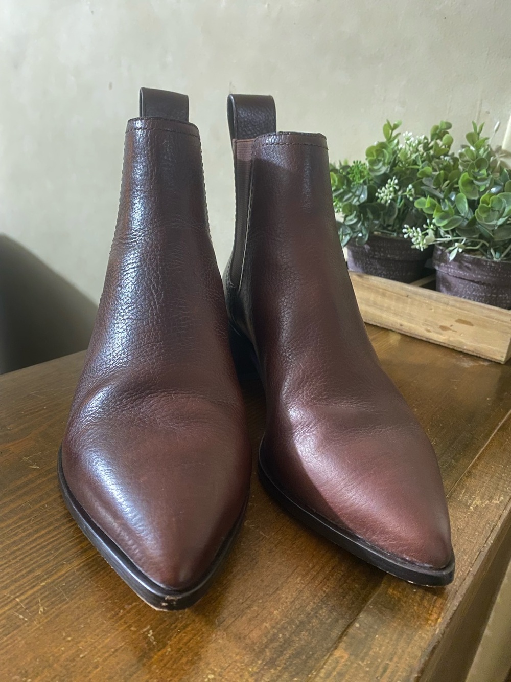 Loeffler Randall Nellie Chelsea Ankle Boot Women’s Sz 7.5 Shoe Espresso Brown - Picture 2 of 10